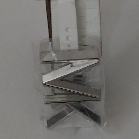 Michael Kors White Monogram XL Belt main image 11